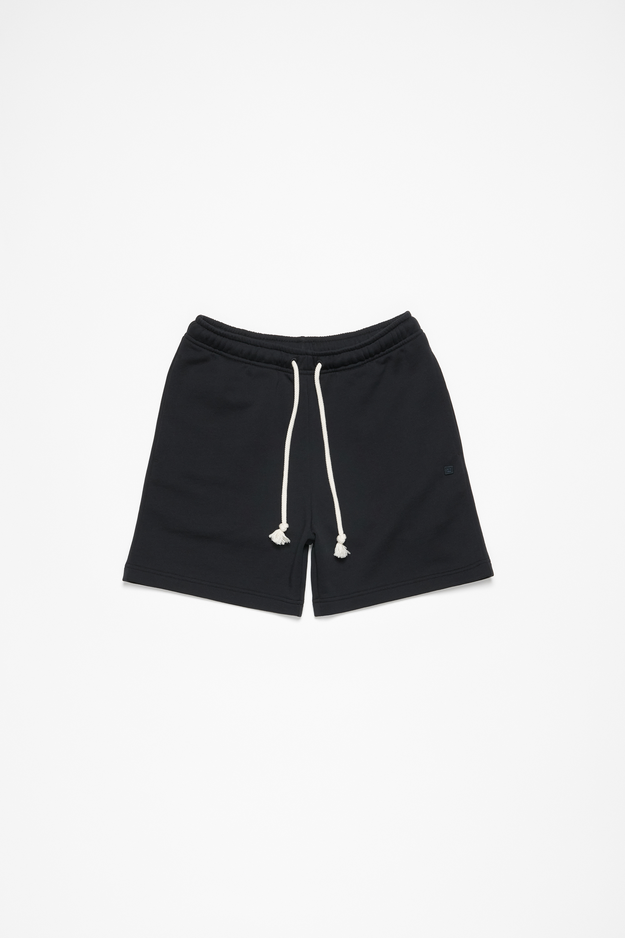 Shop Acne Studios Fleece-shorts In Black