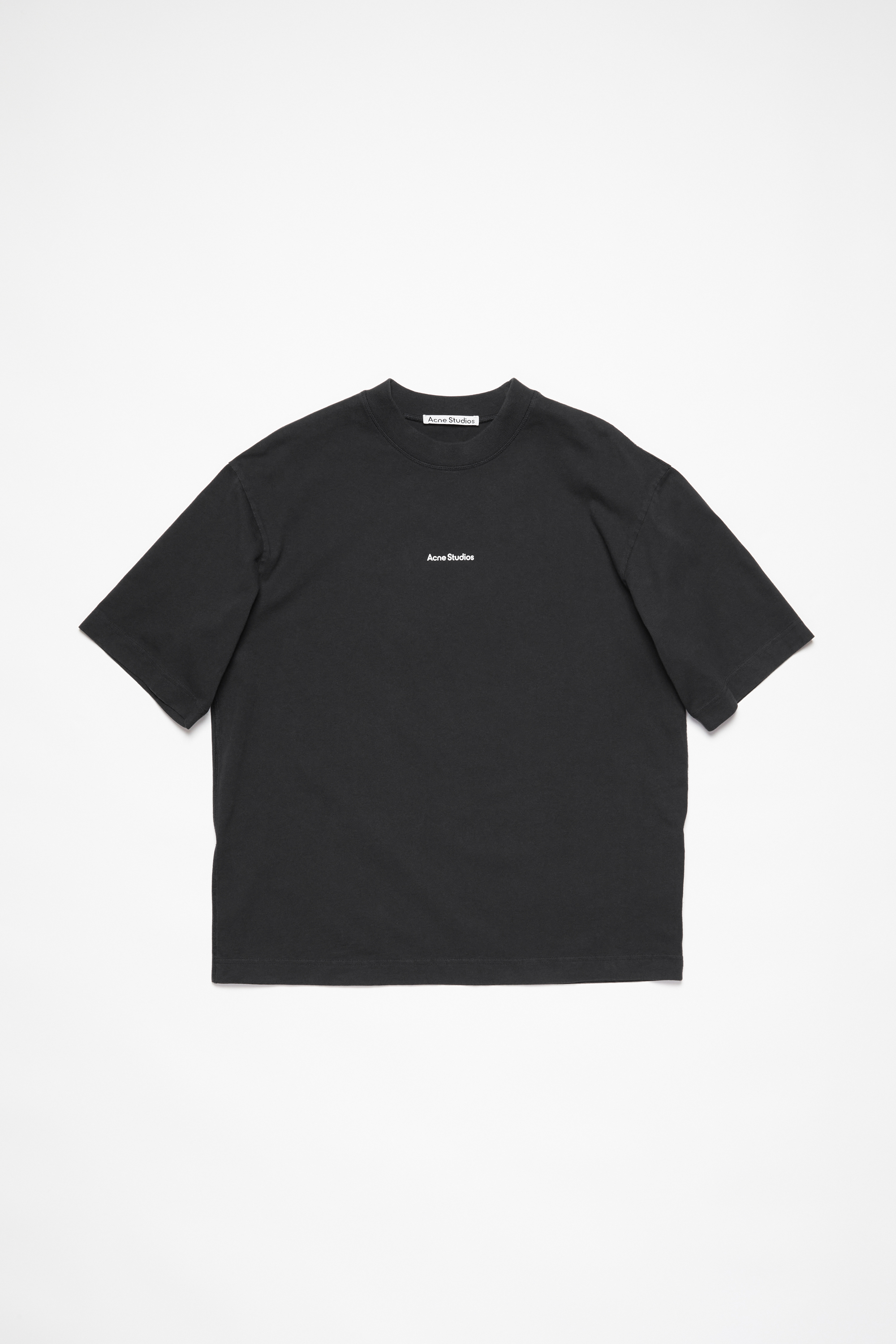 Acne Studios Logo T-shirt In Schwarz