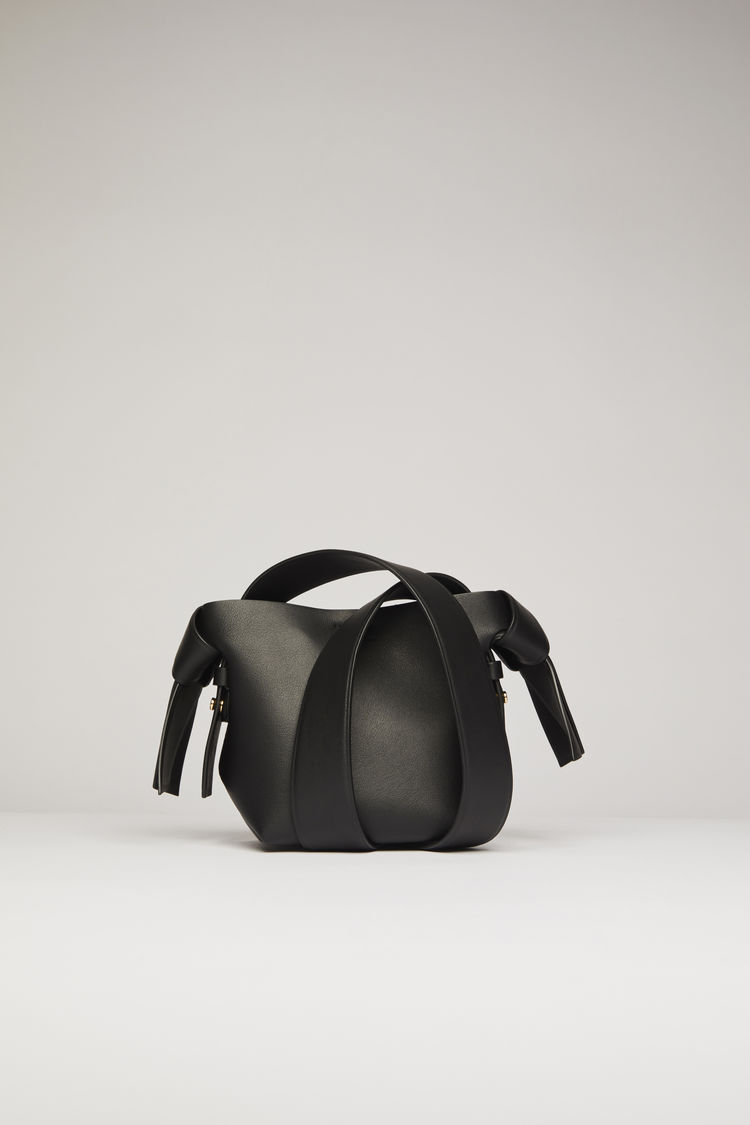 acne studios musubi knotted leather shoulder bag