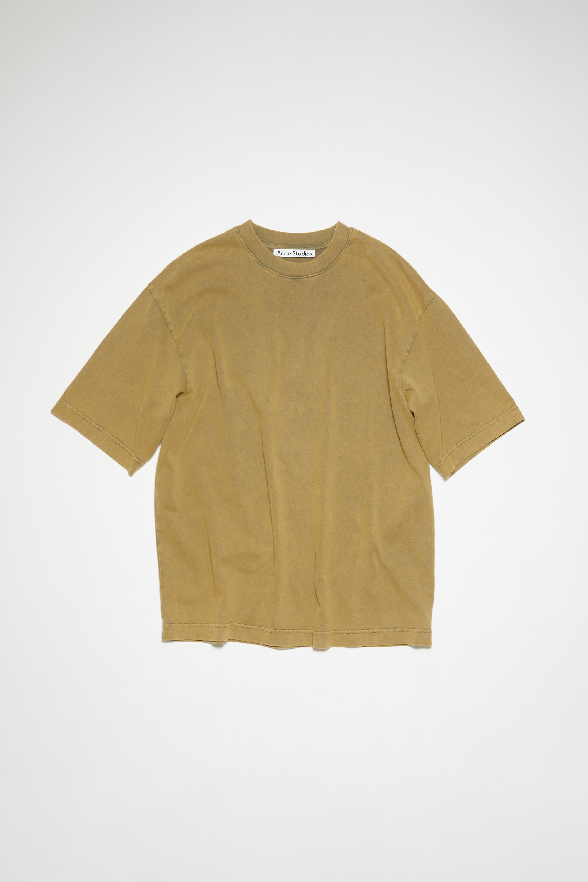 Acne Studios Crew Neck T-shirt In Salbeigrün