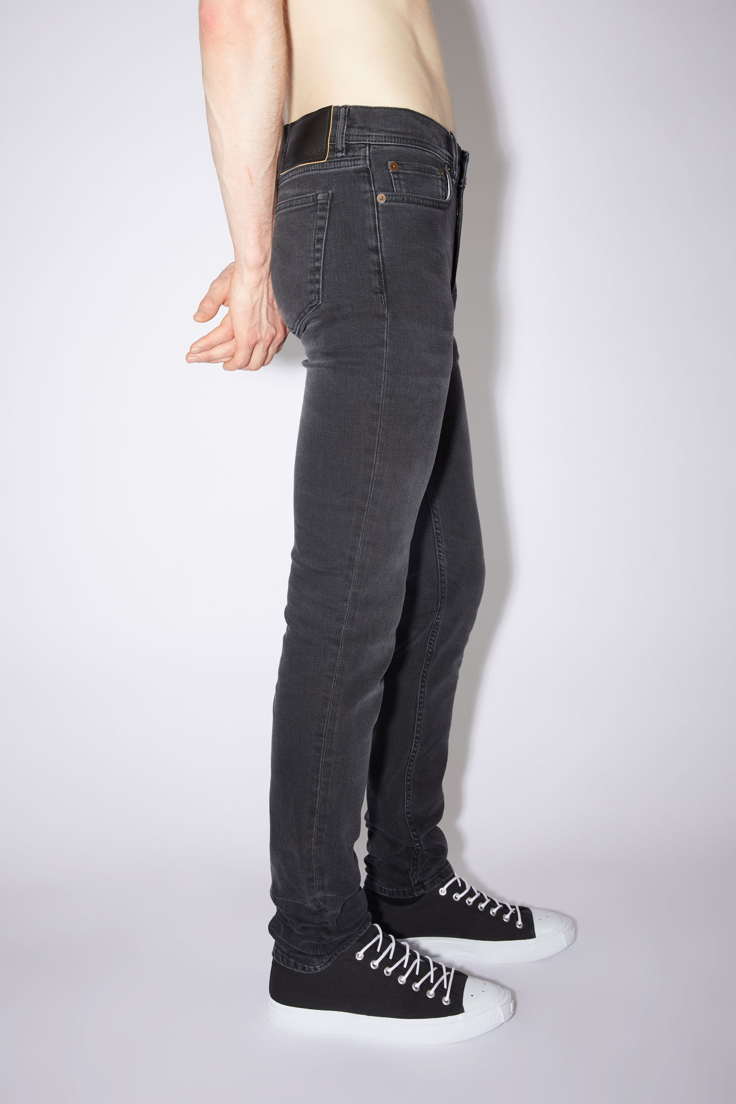 Rundt om Aja erotisk Acne Studios - Skinny fit jeans - Used black