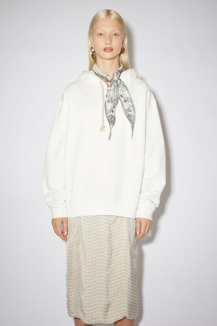 acne studios white hoodie