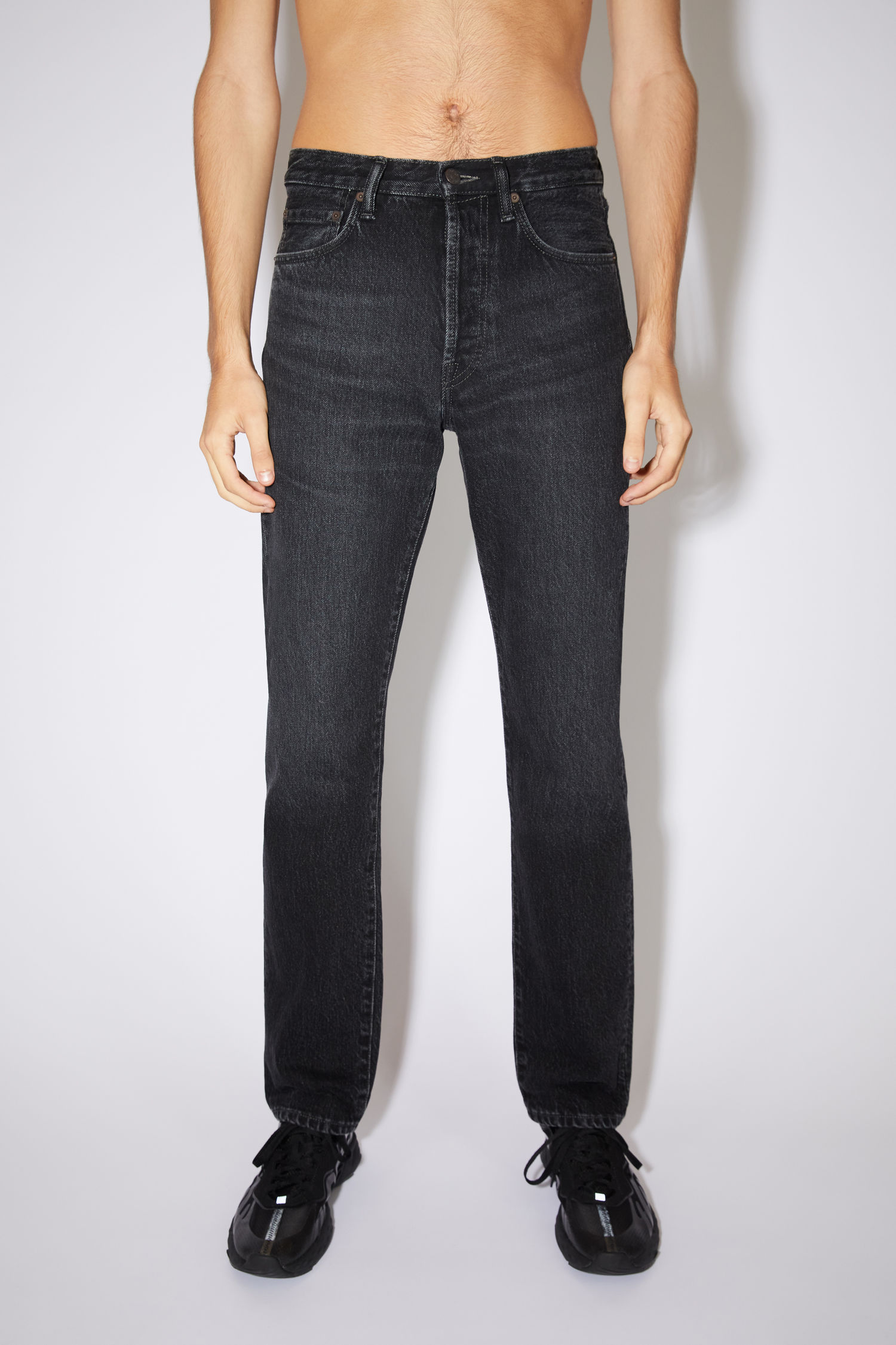 legering metodologi klodset Acne Studios - Straight fit jeans - Black