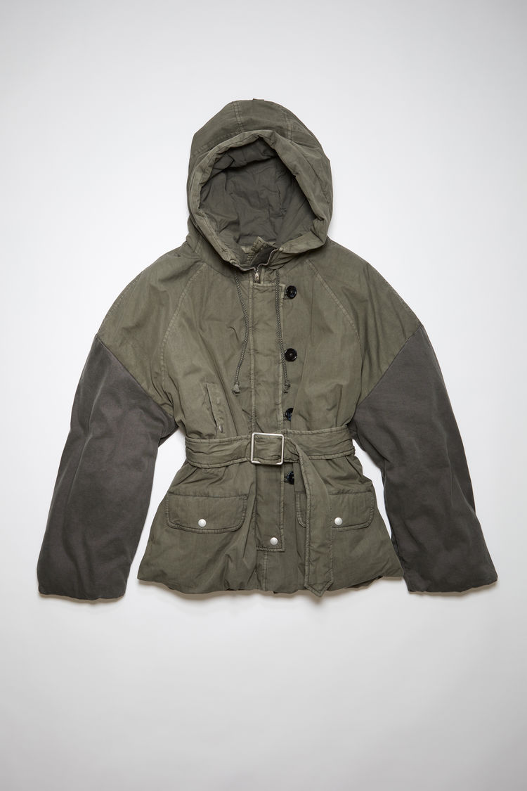 Acne Studios Padded Jacket In Mud Grey | ModeSens