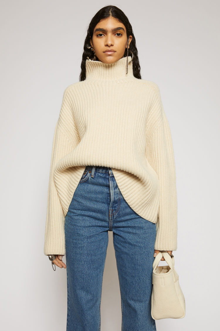 high neck sweater