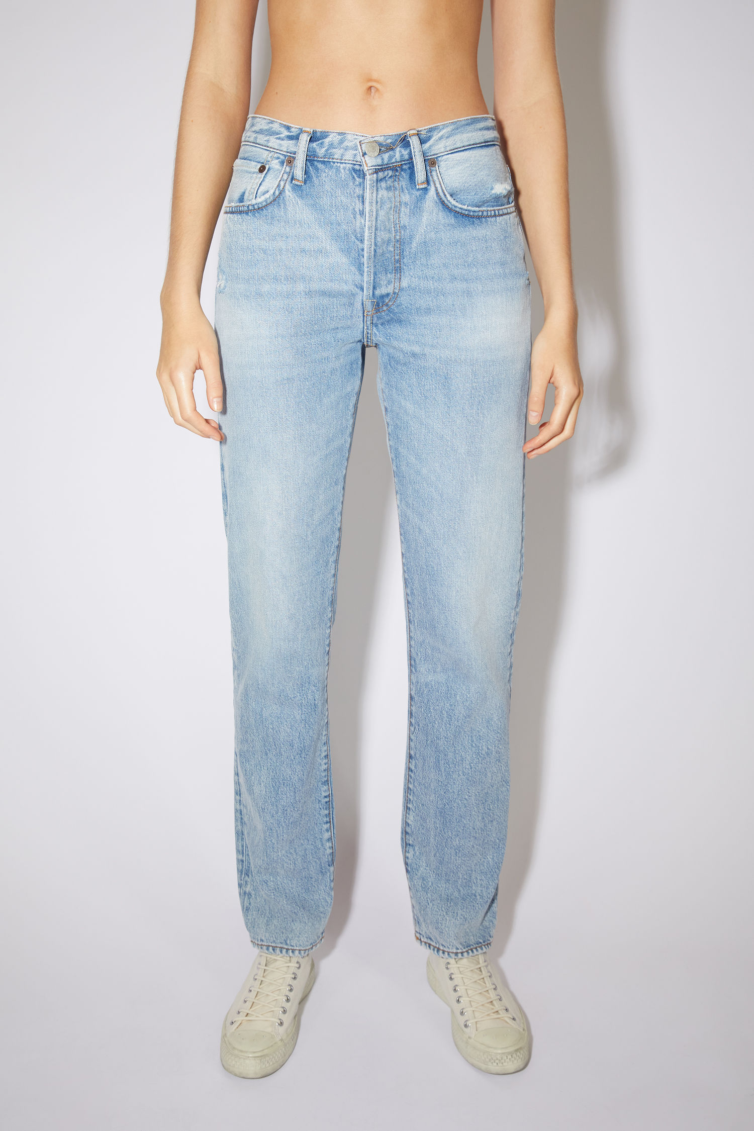 forord malm ulovlig Acne Studios - Straight fit jeans - Light blue