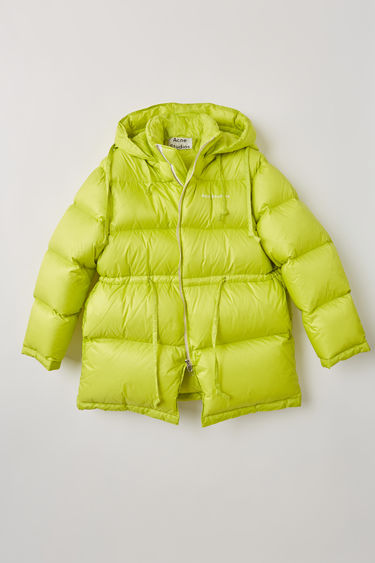 acne studios oversized hooded quilted shell down jacket