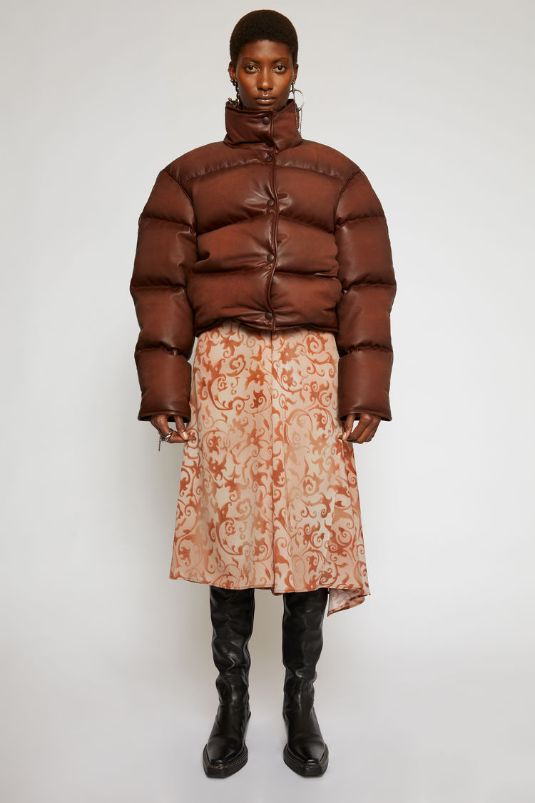 Acne Studios - Leather puffer jacket 