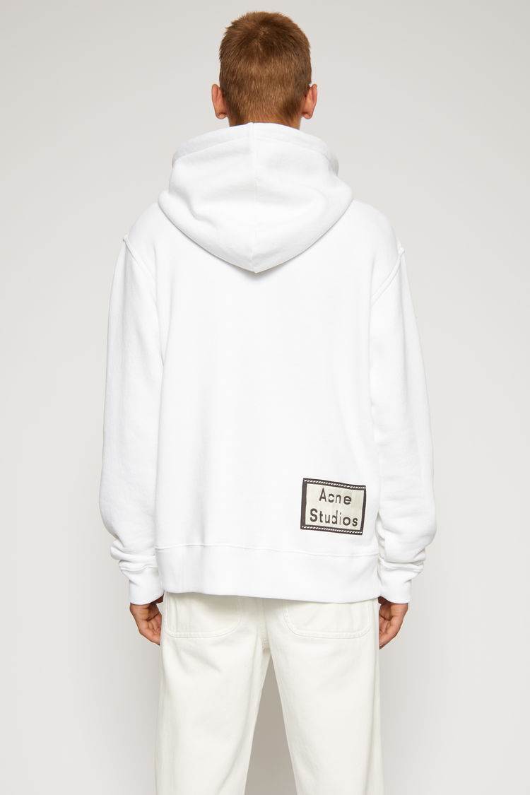 acne studios white hoodie