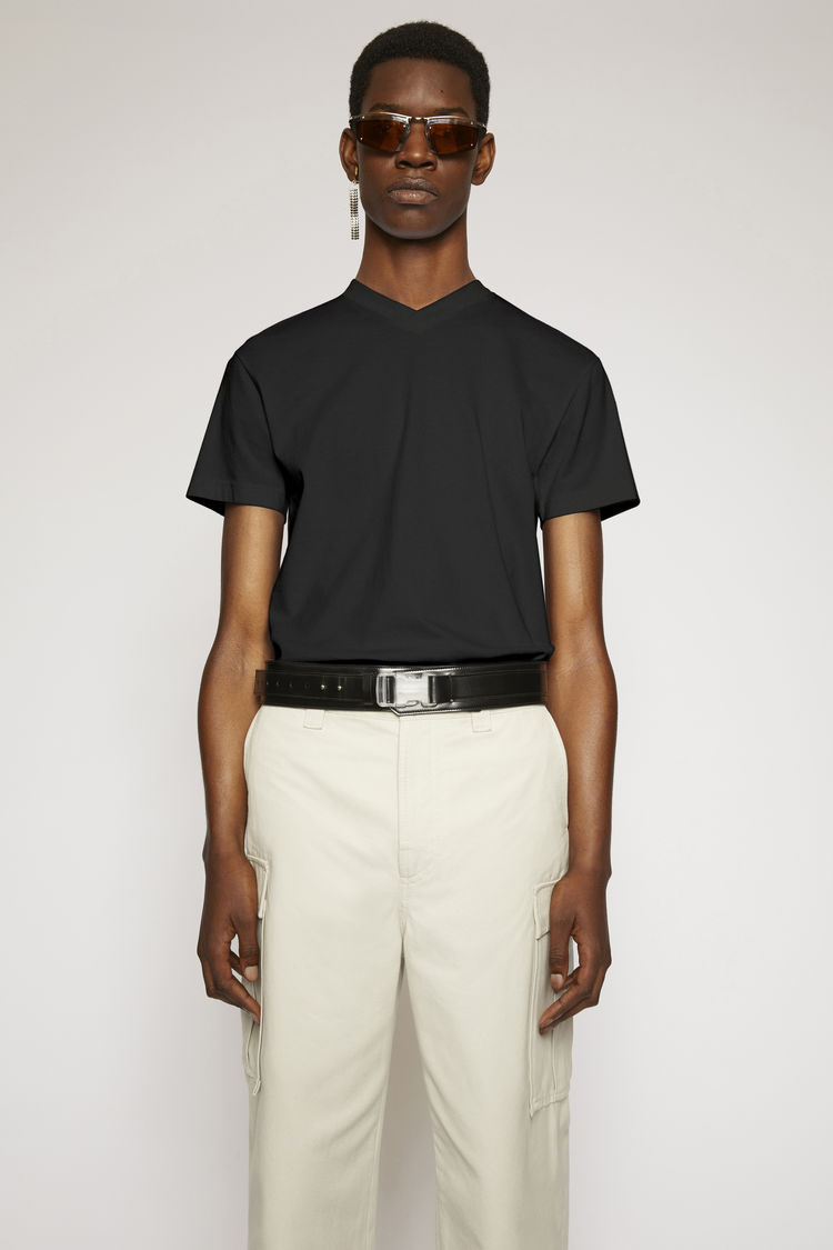 Acne Studios V-neck T-shirt Black